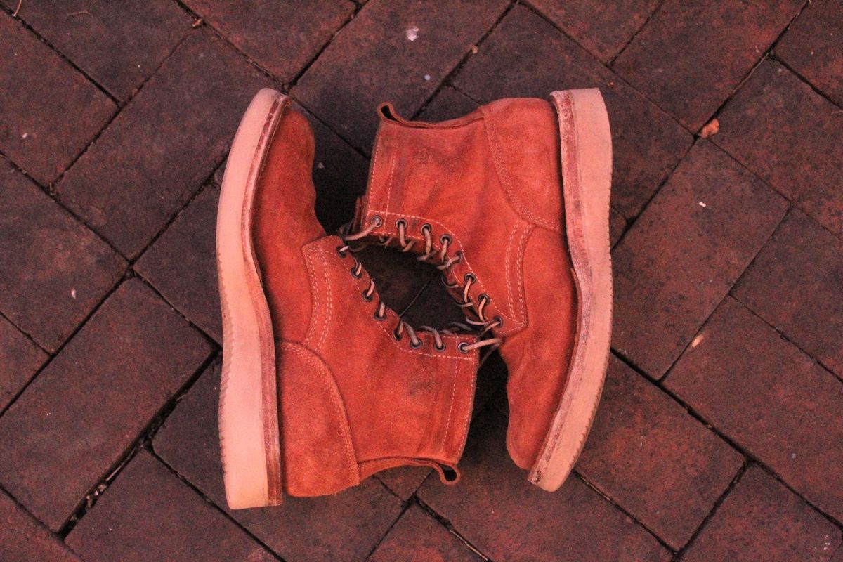 Photo by bars_grover23 on January 5, 2026 of the White's C350-CS in Seidel Red Dog Oil Tan Roughout.