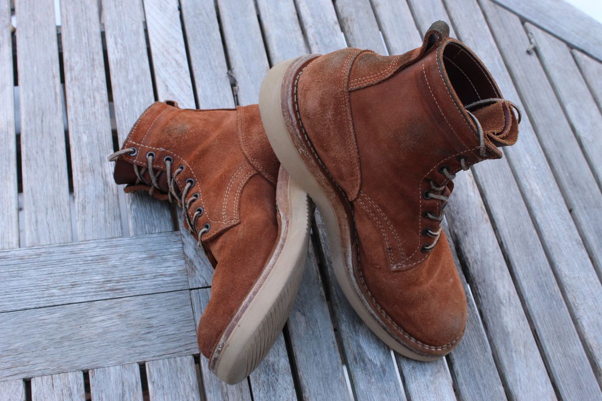 Photo by bars_grover23 on February 5, 2026 of the White's C350-CS in Seidel Red Dog Oil Tan Roughout.