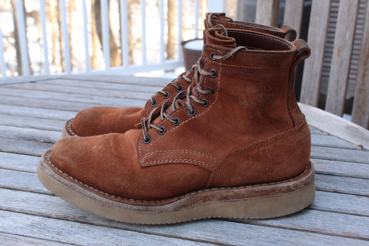 Photo by bars_grover23 on February 5, 2026 of the White's C350-CS in Seidel Red Dog Oil Tan Roughout.