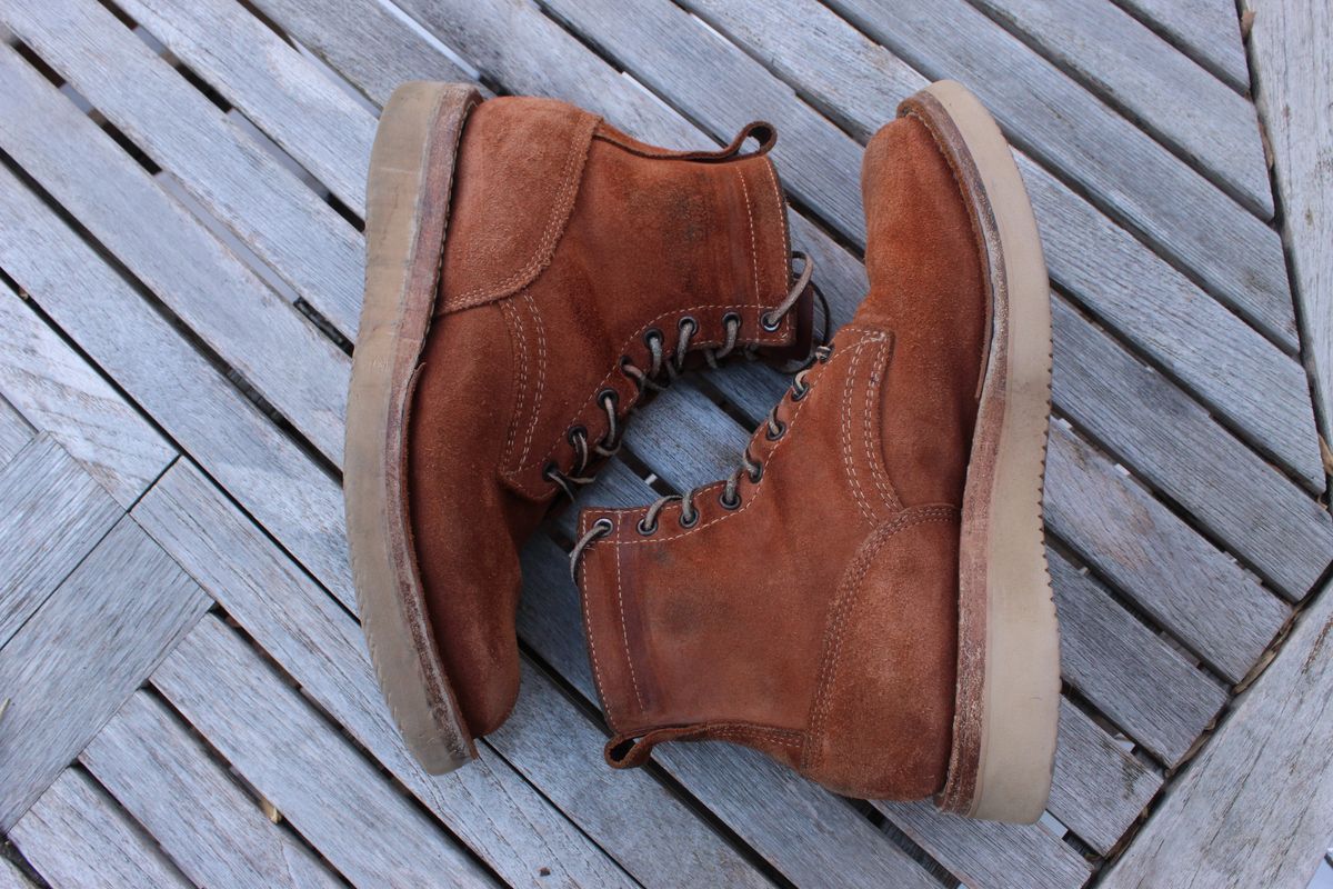 Photo by bars_grover23 on February 5, 2026 of the White's C350-CS in Seidel Red Dog Oil Tan Roughout.