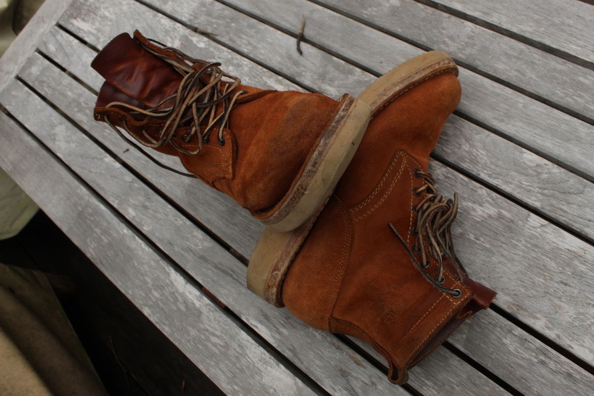 Photo by bars_grover23 on March 5, 2026 of the White's C350-CS in Seidel Red Dog Oil Tan Roughout.