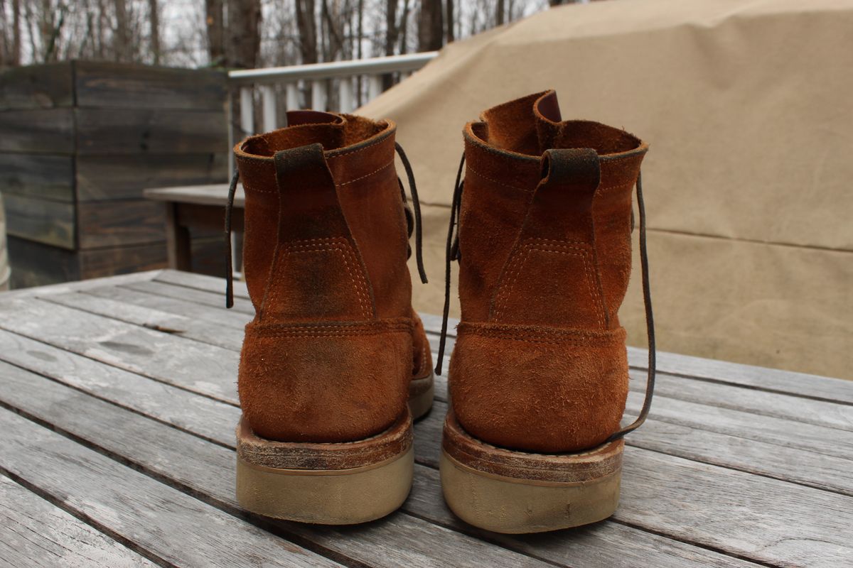 Photo by bars_grover23 on March 5, 2026 of the White's C350-CS in Seidel Red Dog Oil Tan Roughout.