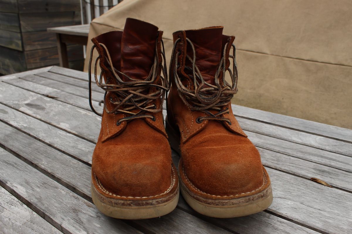 Photo by bars_grover23 on March 5, 2026 of the White's C350-CS in Seidel Red Dog Oil Tan Roughout.