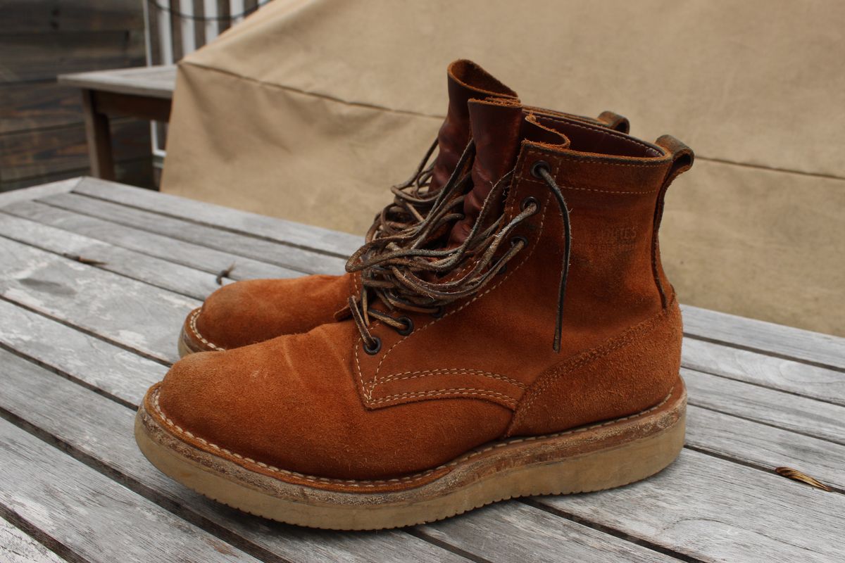 Photo by bars_grover23 on March 5, 2026 of the White's C350-CS in Seidel Red Dog Oil Tan Roughout.