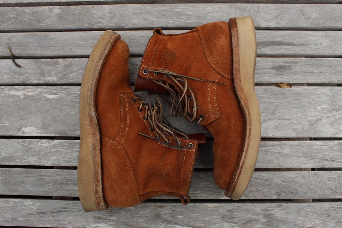 Photo by bars_grover23 on March 5, 2026 of the White's C350-CS in Seidel Red Dog Oil Tan Roughout.