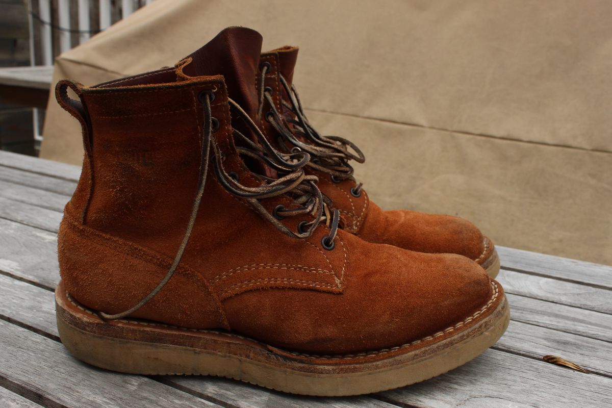 Photo by bars_grover23 on March 5, 2026 of the White's C350-CS in Seidel Red Dog Oil Tan Roughout.