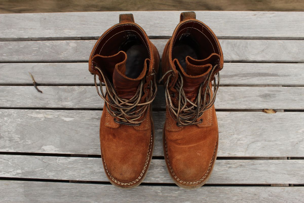 Photo by bars_grover23 on March 5, 2026 of the White's C350-CS in Seidel Red Dog Oil Tan Roughout.