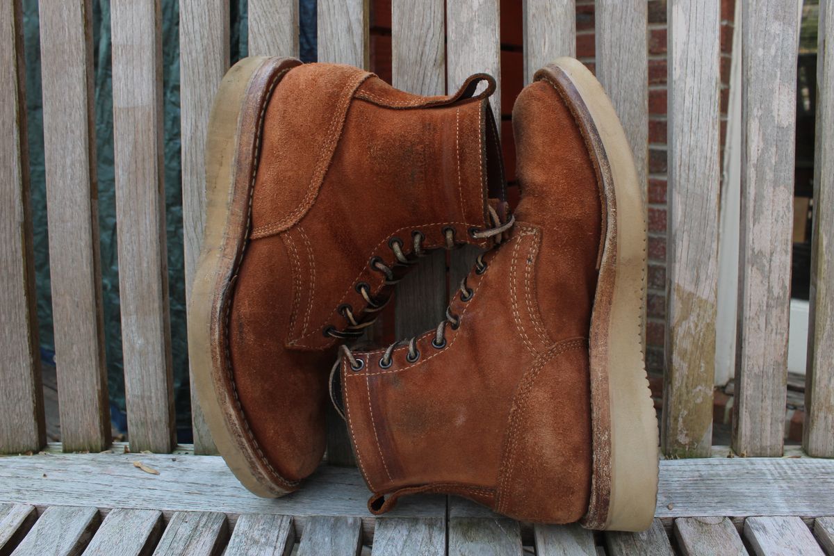 Photo by bars_grover23 on April 4, 2026 of the White's C350-CS in Seidel Red Dog Oil Tan Roughout.