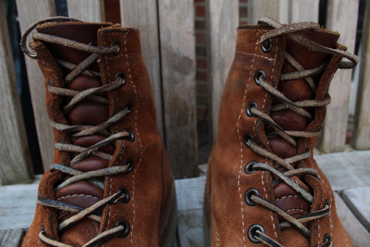 Photo by bars_grover23 on April 4, 2026 of the White's C350-CS in Seidel Red Dog Oil Tan Roughout.