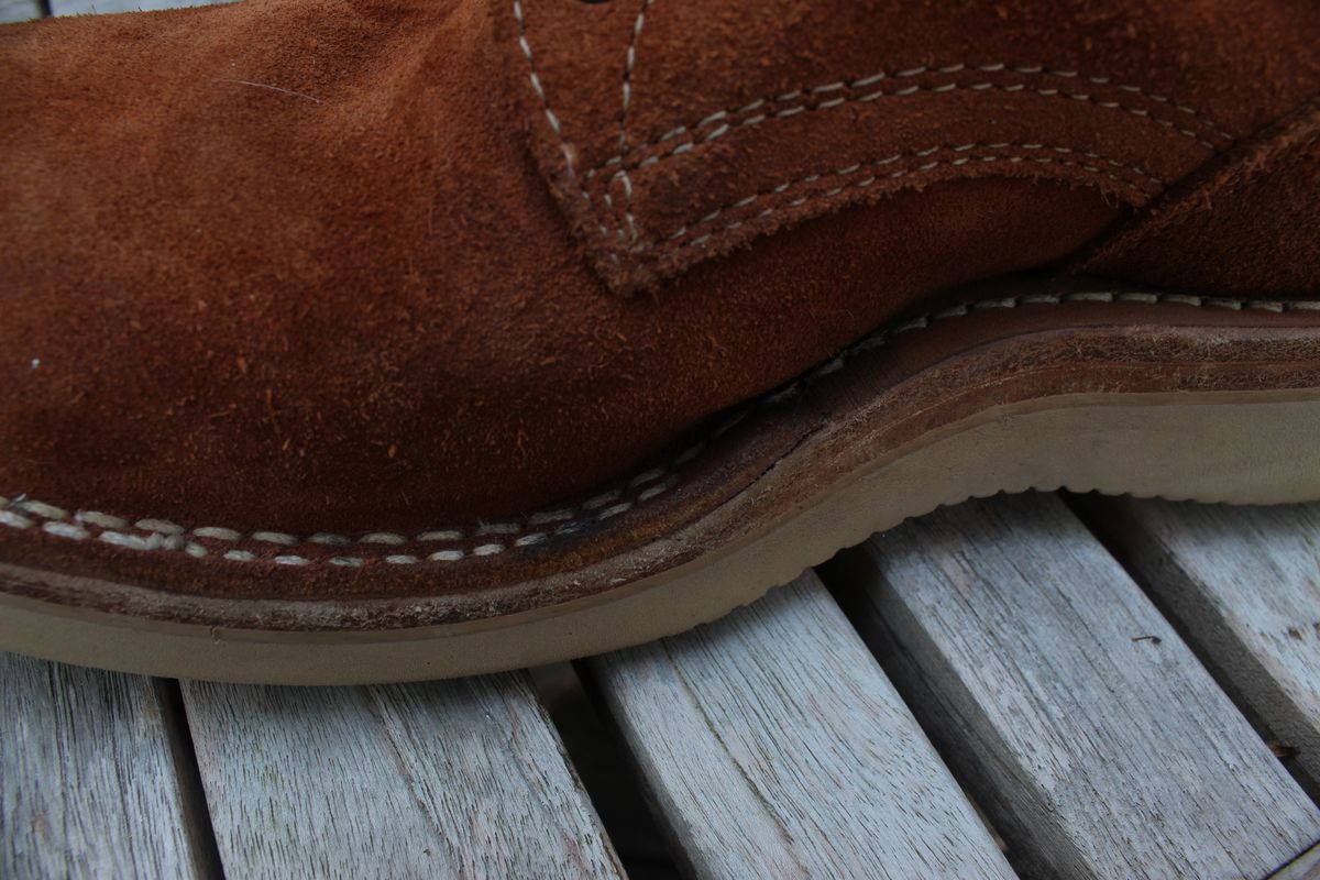 Photo by bars_grover23 on April 4, 2026 of the White's C350-CS in Seidel Red Dog Oil Tan Roughout.