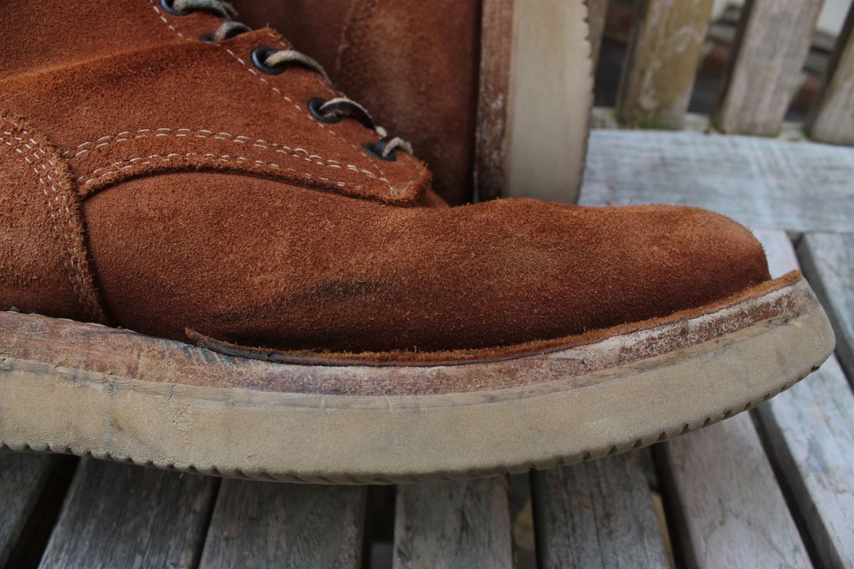 Photo by bars_grover23 on April 4, 2026 of the White's C350-CS in Seidel Red Dog Oil Tan Roughout.