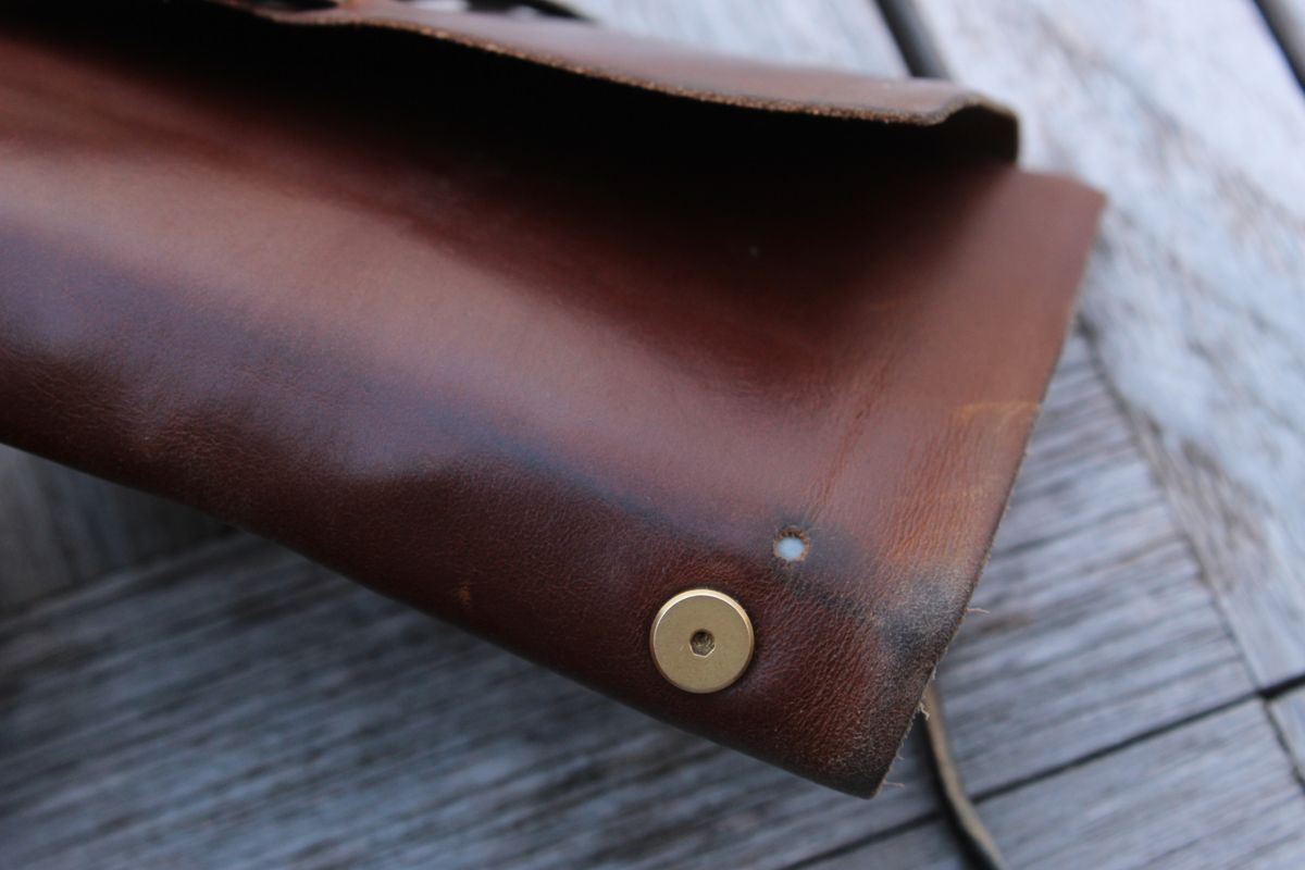 Photo by bars_grover23 on February 5, 2026 of the Self-Made Daily Driver Journal in Seidel Natural Double Shot & Horween Orange Predator.