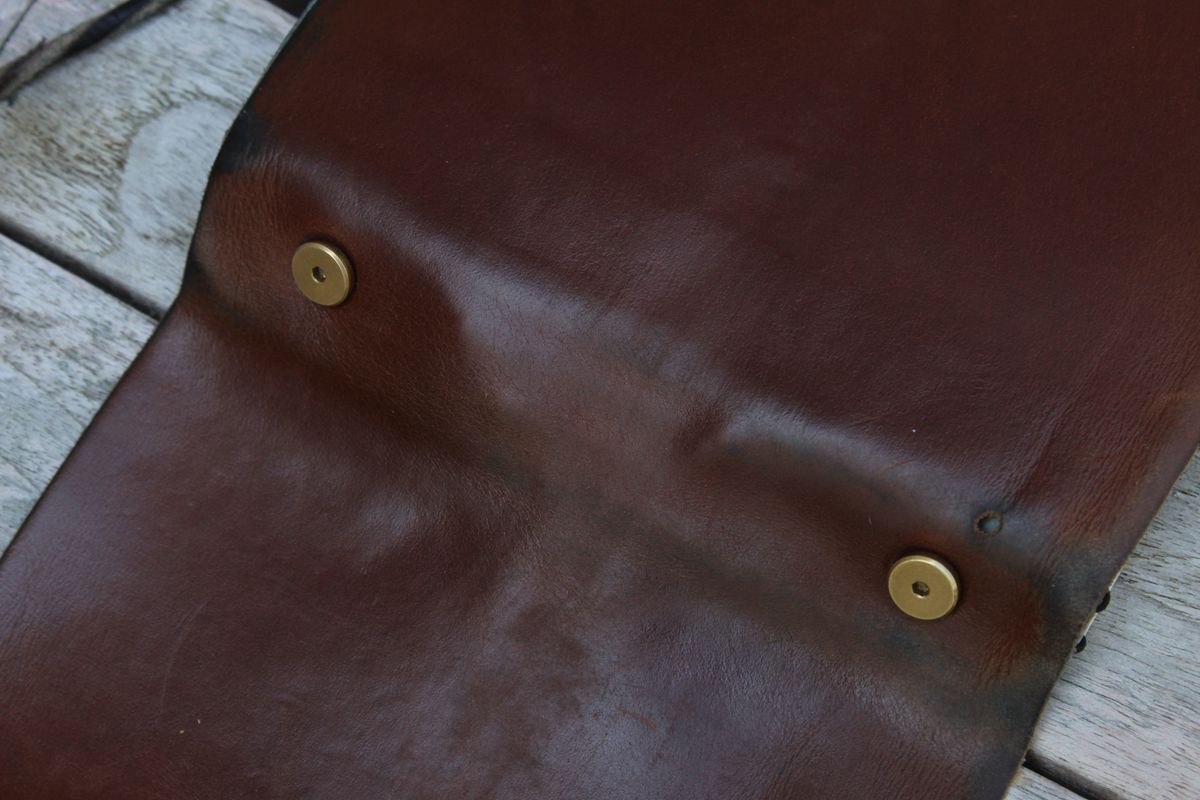 Photo by bars_grover23 on April 4, 2026 of the Self-Made Daily Driver Journal in Seidel Natural Double Shot & Horween Orange Predator.