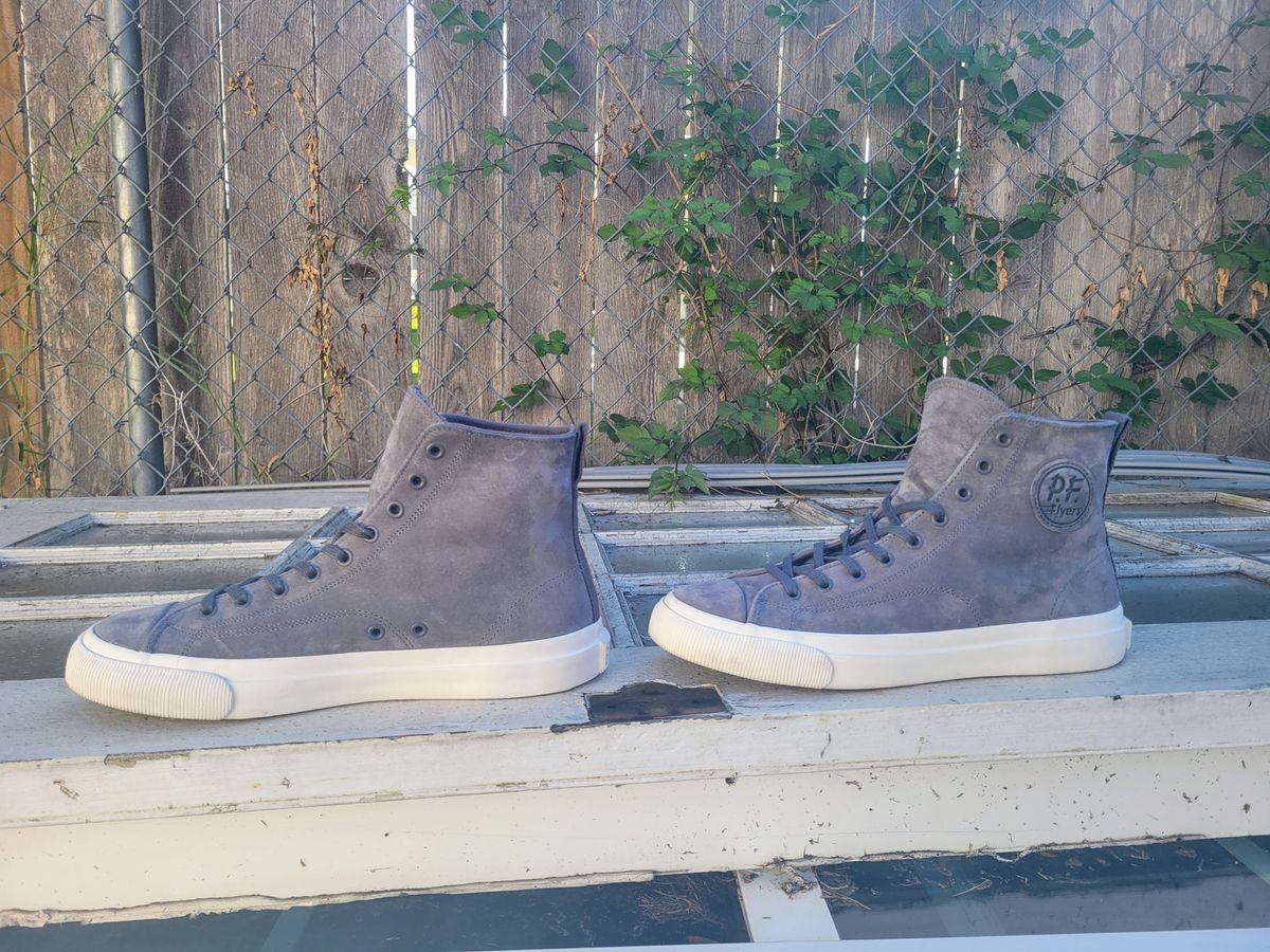 Photo by Post_Leako on October 1, 2023 of the PF Flyers Castlerock Suede in Unknown Leather.