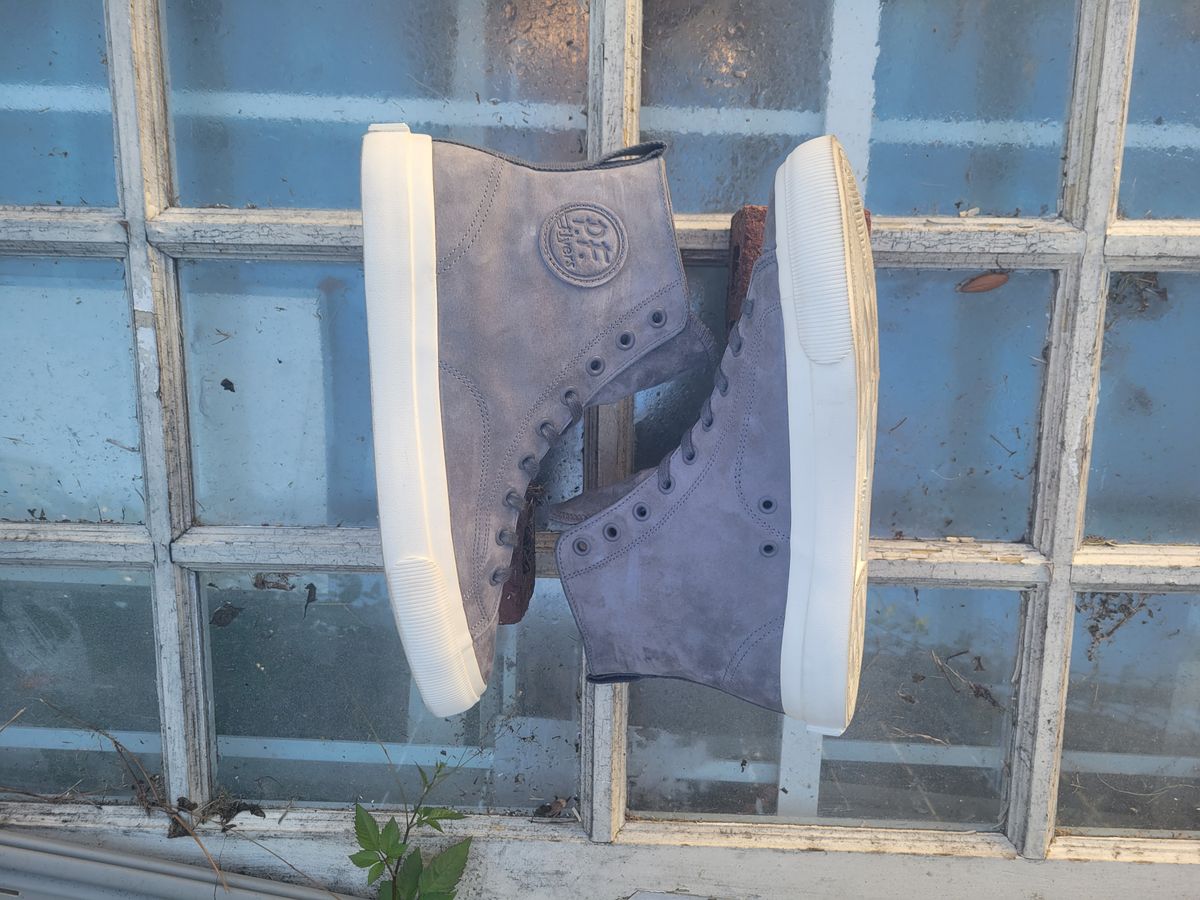 Photo by Post_Leako on October 1, 2023 of the PF Flyers Castlerock Suede in Unknown Leather.