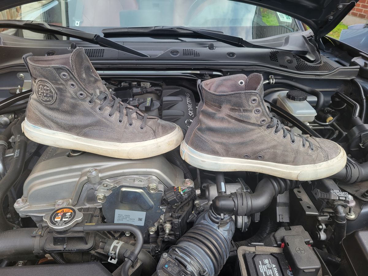 Photo by Post_Leako on January 1, 2024 of the PF Flyers Castlerock Suede in Unknown Leather.