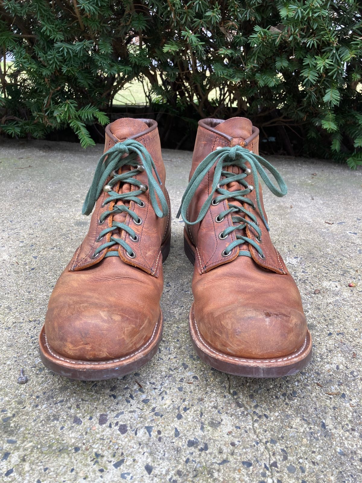 Photo by dandandan on March 4, 2023 of the Red Wing Blacksmith in S.B. Foot Copper Rough and Tough.