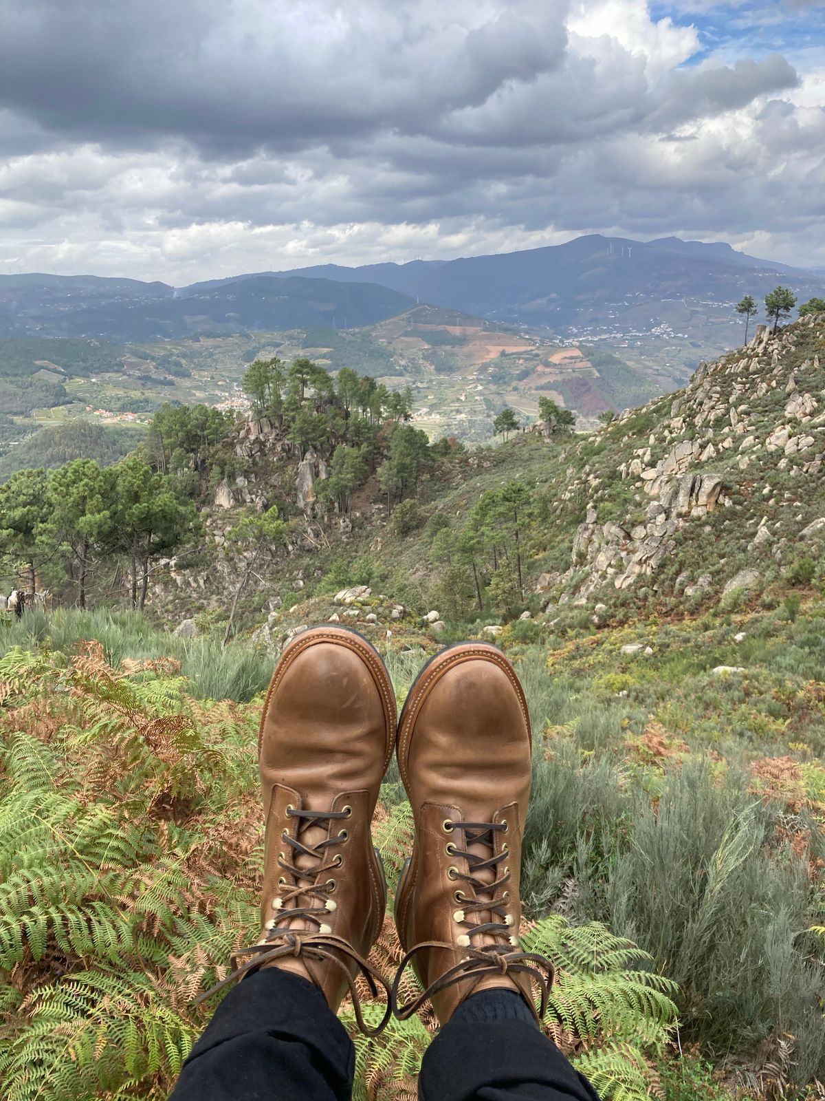 Photo by dandandan on November 5, 2022 of the Grant Stone Diesel Boot in Horween Dune Chromexcel.