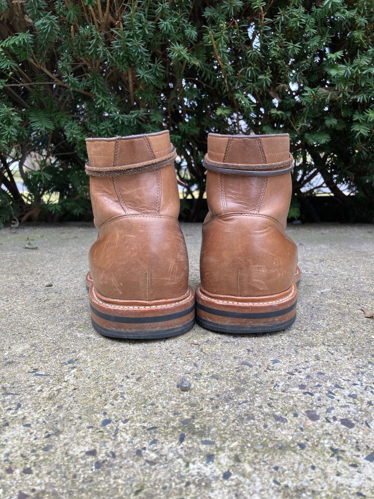 Photo by dandandan on March 4, 2023 of the Grant Stone Diesel Boot in Horween Dune Chromexcel.