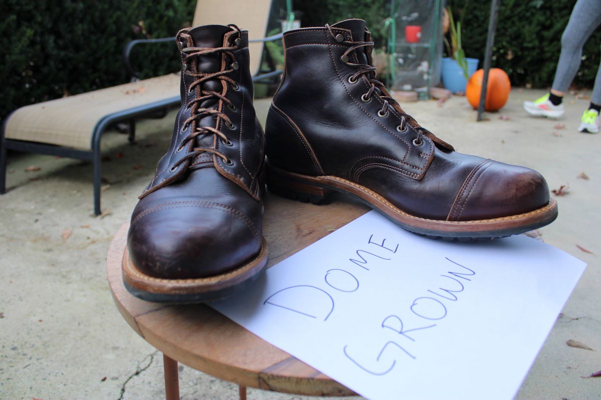 Photo by dandandan on November 4, 2023 of the Truman Service Boot in Seidel Bay Double Shot.