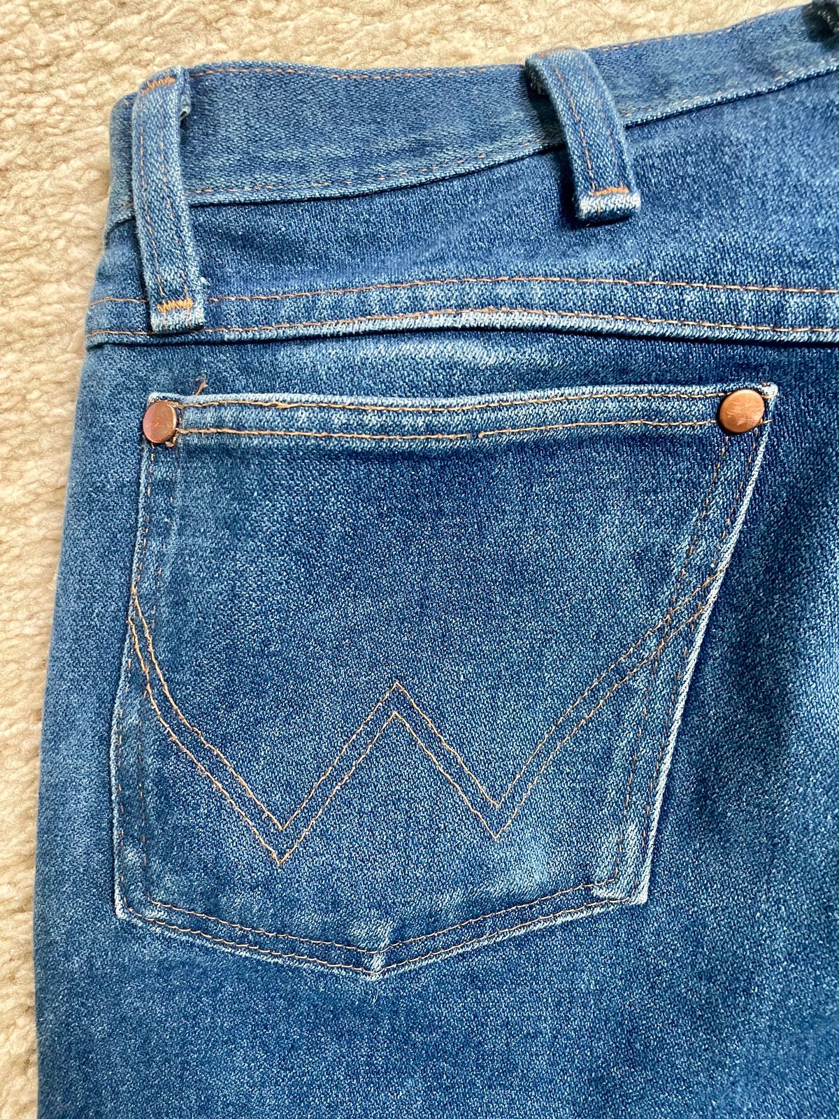 Photo by nomoresayswife on February 8, 2025 of the Wrangler 13MWZ, Wrangler Men's 13MWZ Cowboy Cut Original Fit Jean, Rigid Indigo, in 100% Cotton Heavyweight Denim, 14.75oz.
