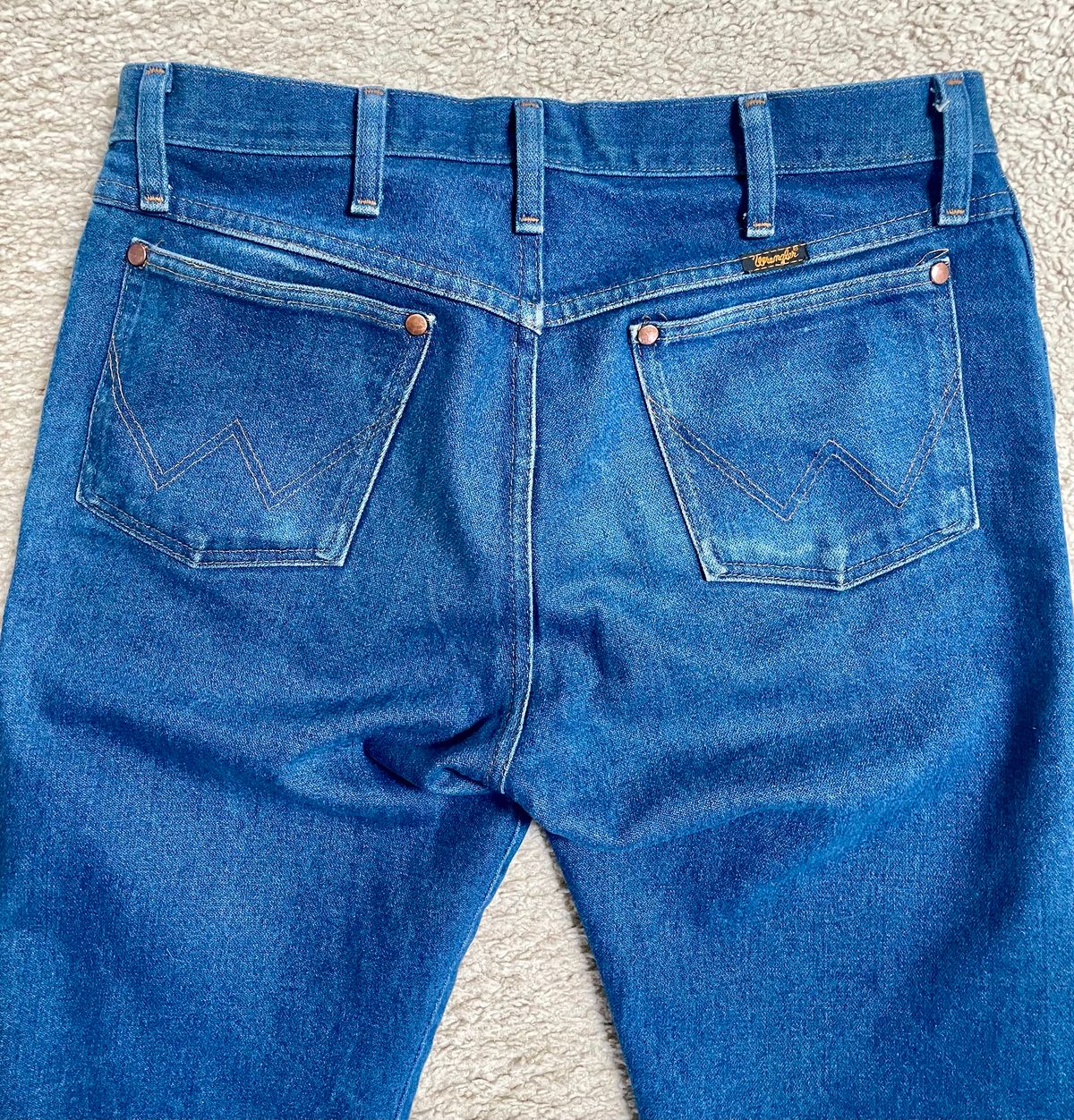 Photo by nomoresayswife on February 8, 2025 of the Wrangler 13MWZ, Wrangler Men's 13MWZ Cowboy Cut Original Fit Jean, Rigid Indigo, in 100% Cotton Heavyweight Denim, 14.75oz.