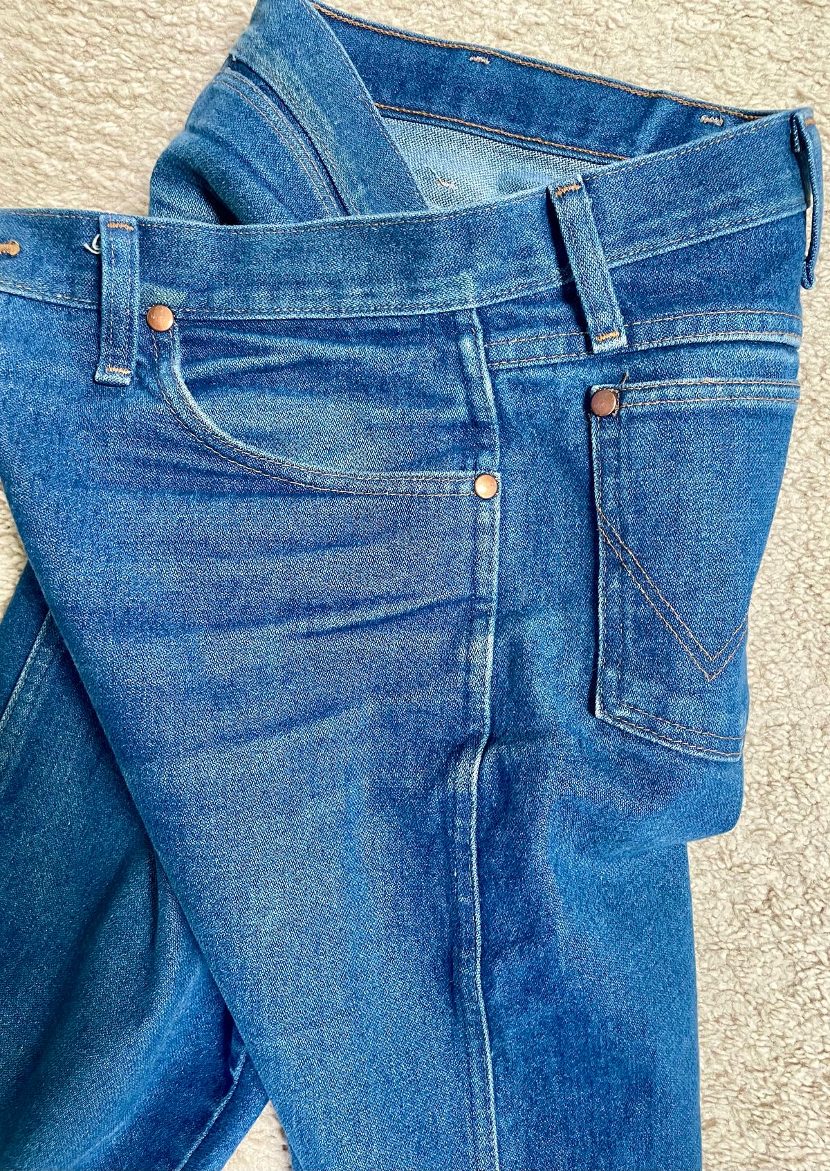 Photo by nomoresayswife on February 8, 2025 of the Wrangler 13MWZ, Wrangler Men's 13MWZ Cowboy Cut Original Fit Jean, Rigid Indigo, in 100% Cotton Heavyweight Denim, 14.75oz.