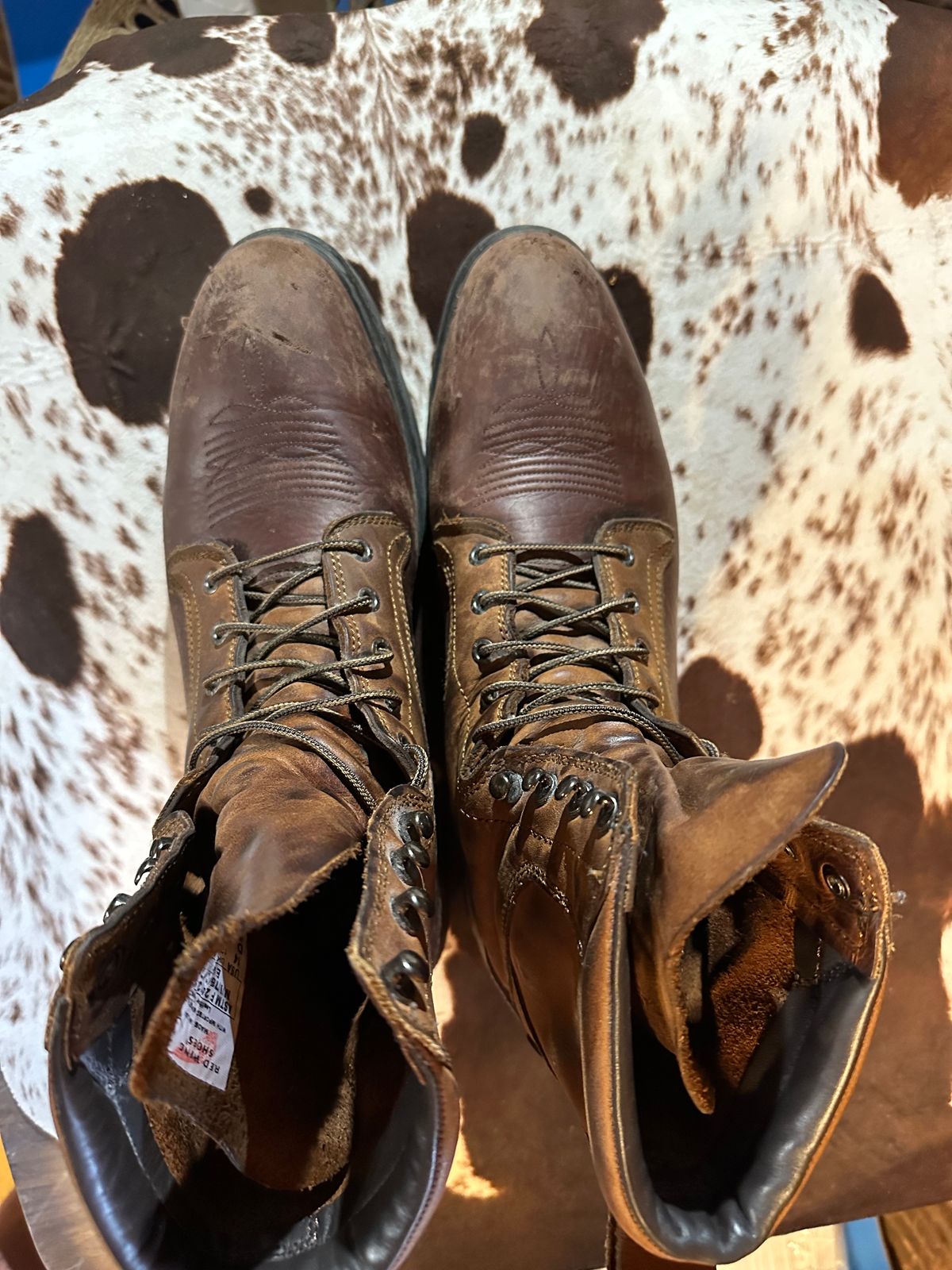 Photo by FtValloniaStreaker on March 6, 2025 of the Red Wing Red Wing / 2202 in Red Brown Kayak and Gaucho Yuma.