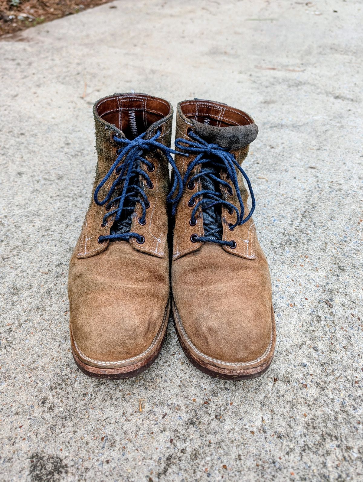 Photo by SIDO on March 1, 2026 of the Oak Street Bootmakers Storm Boot in Horween Natural Chromexcel Roughout.
