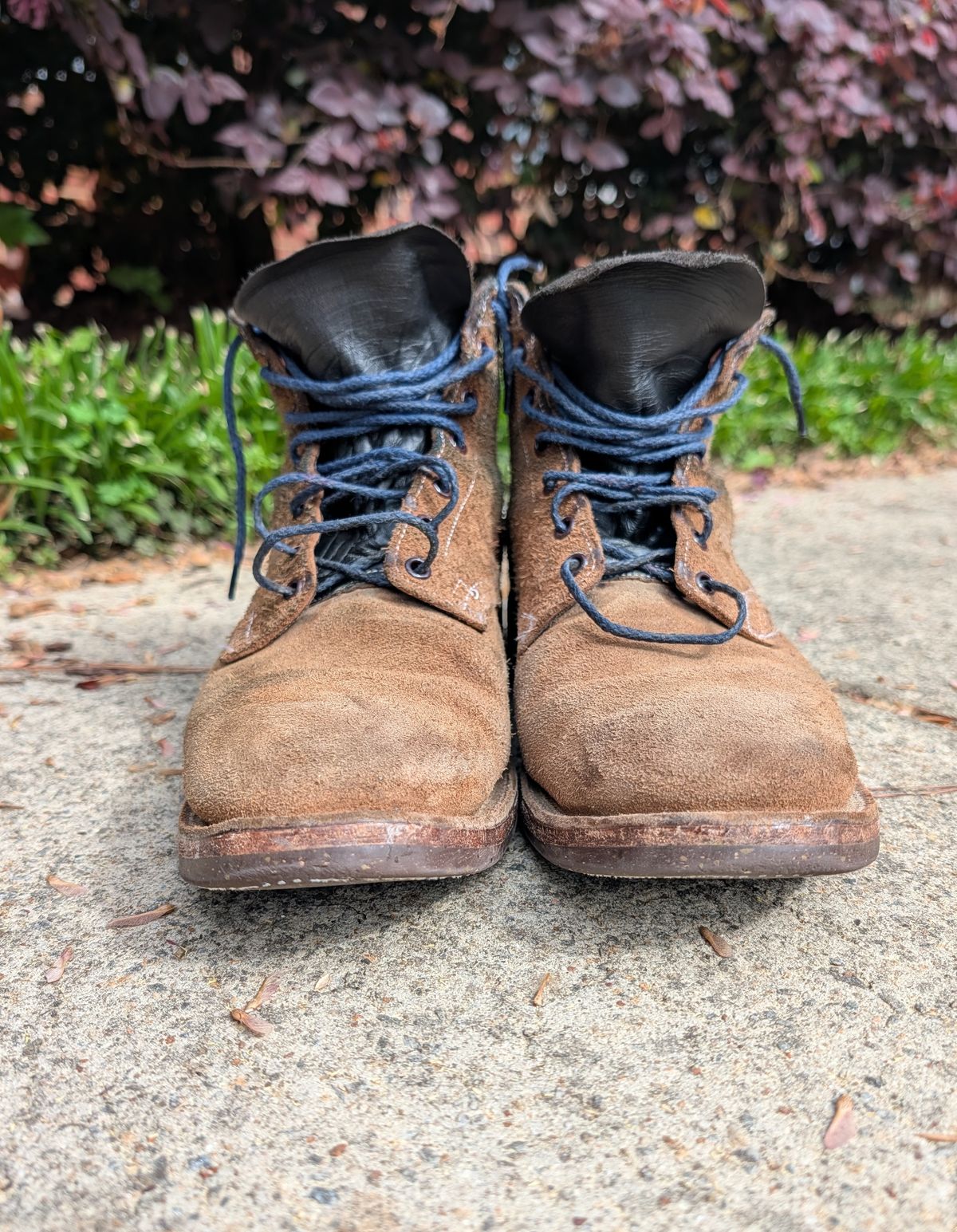 Photo by SIDO on April 1, 2026 of the Oak Street Bootmakers Storm Boot in Horween Natural Chromexcel Roughout.