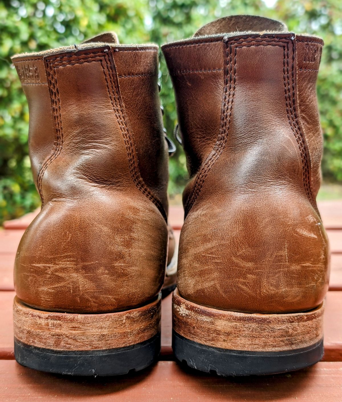 Photo by SIDO on April 2, 2024 of the White's MP-Sherman Toe Cap in Horween British Tan Chromexcel.