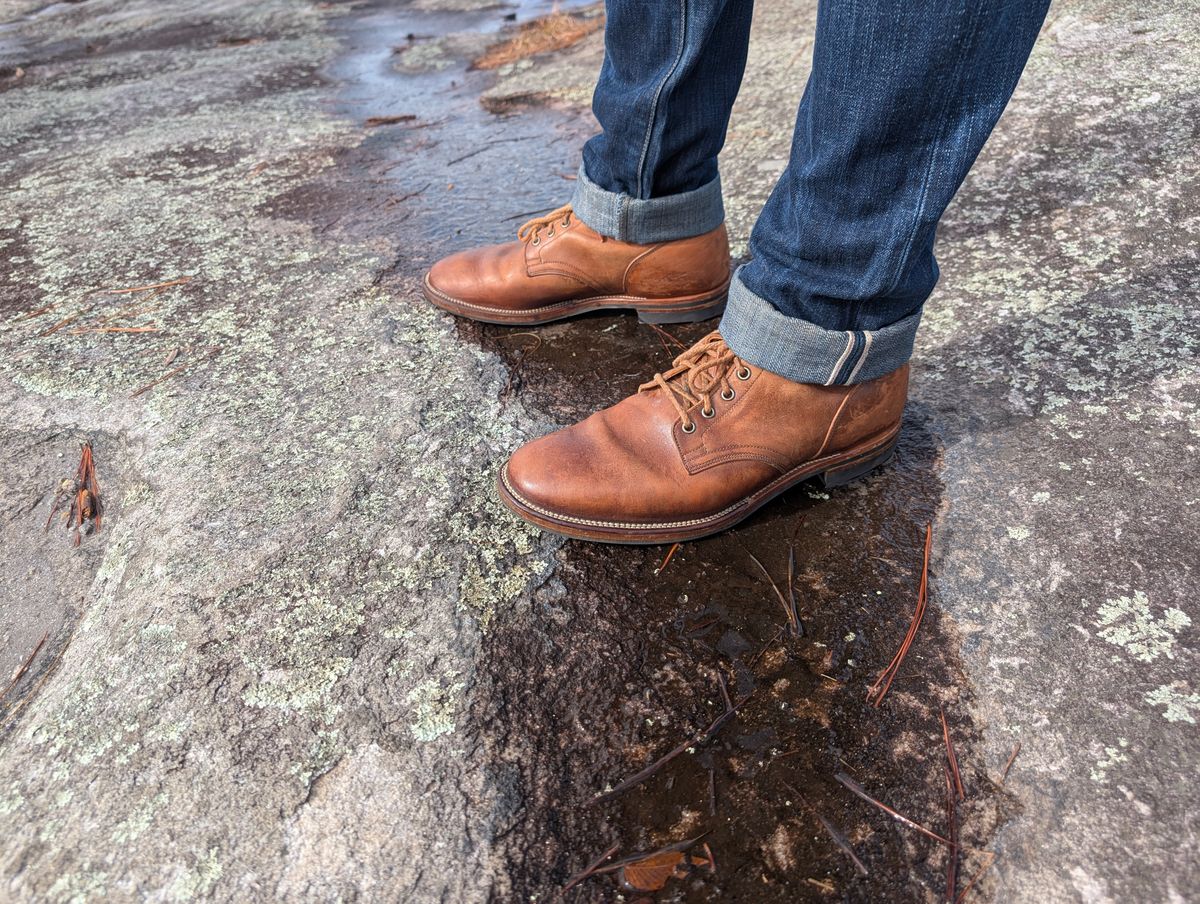 Photo by SIDO on January 4, 2025 of the Viberg Service Boot in Maryam Toscanello TPR Horsebutt.