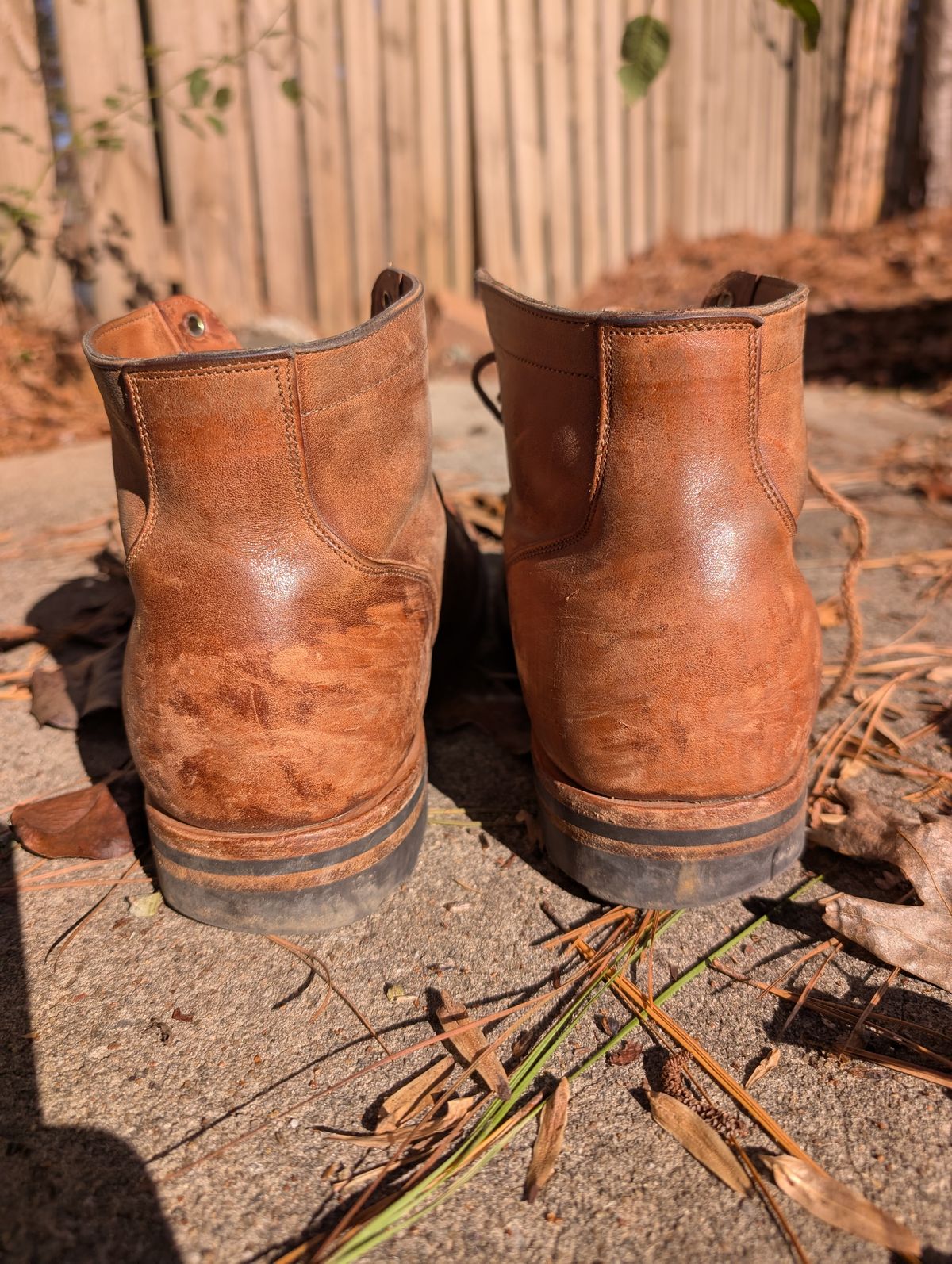 Photo by SIDO on January 4, 2025 of the Viberg Service Boot in Maryam Toscanello TPR Horsebutt.