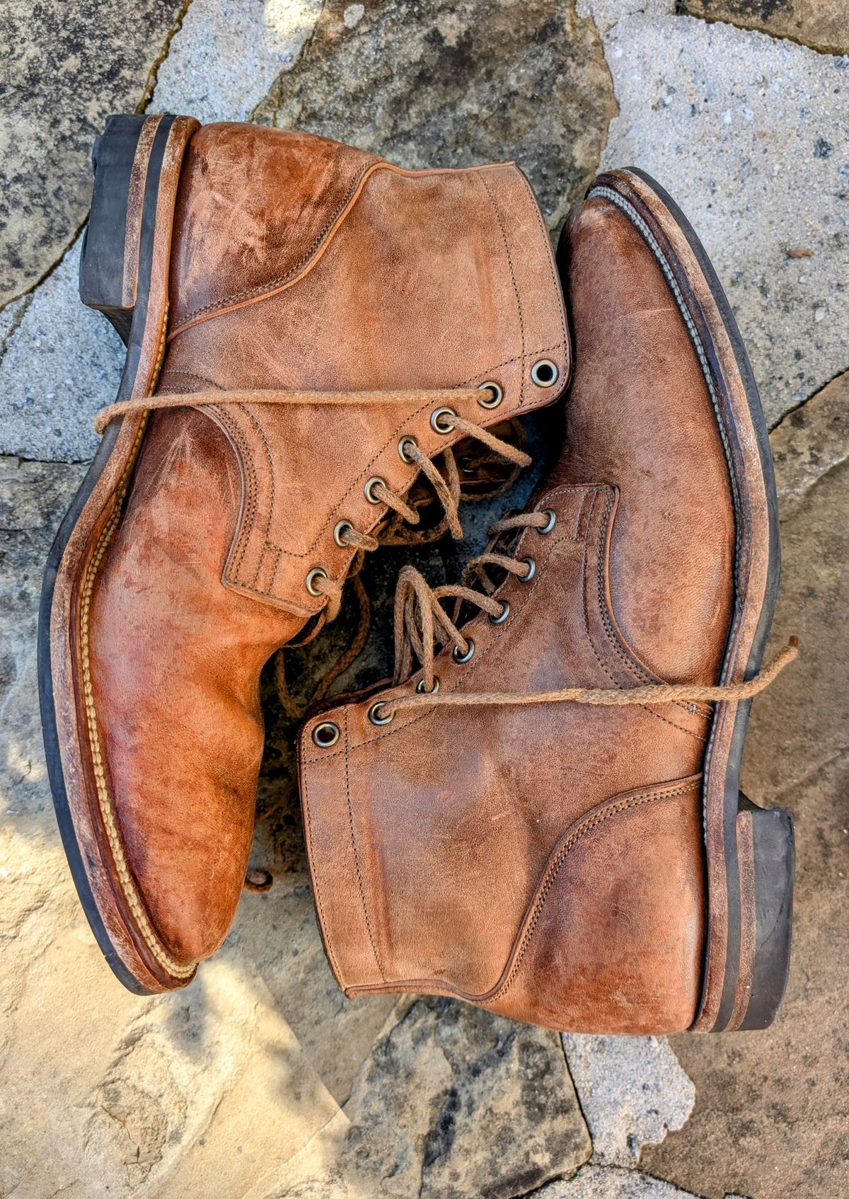 Photo by SIDO on February 1, 2025 of the Viberg Service Boot in Maryam Toscanello TPR Horsebutt.