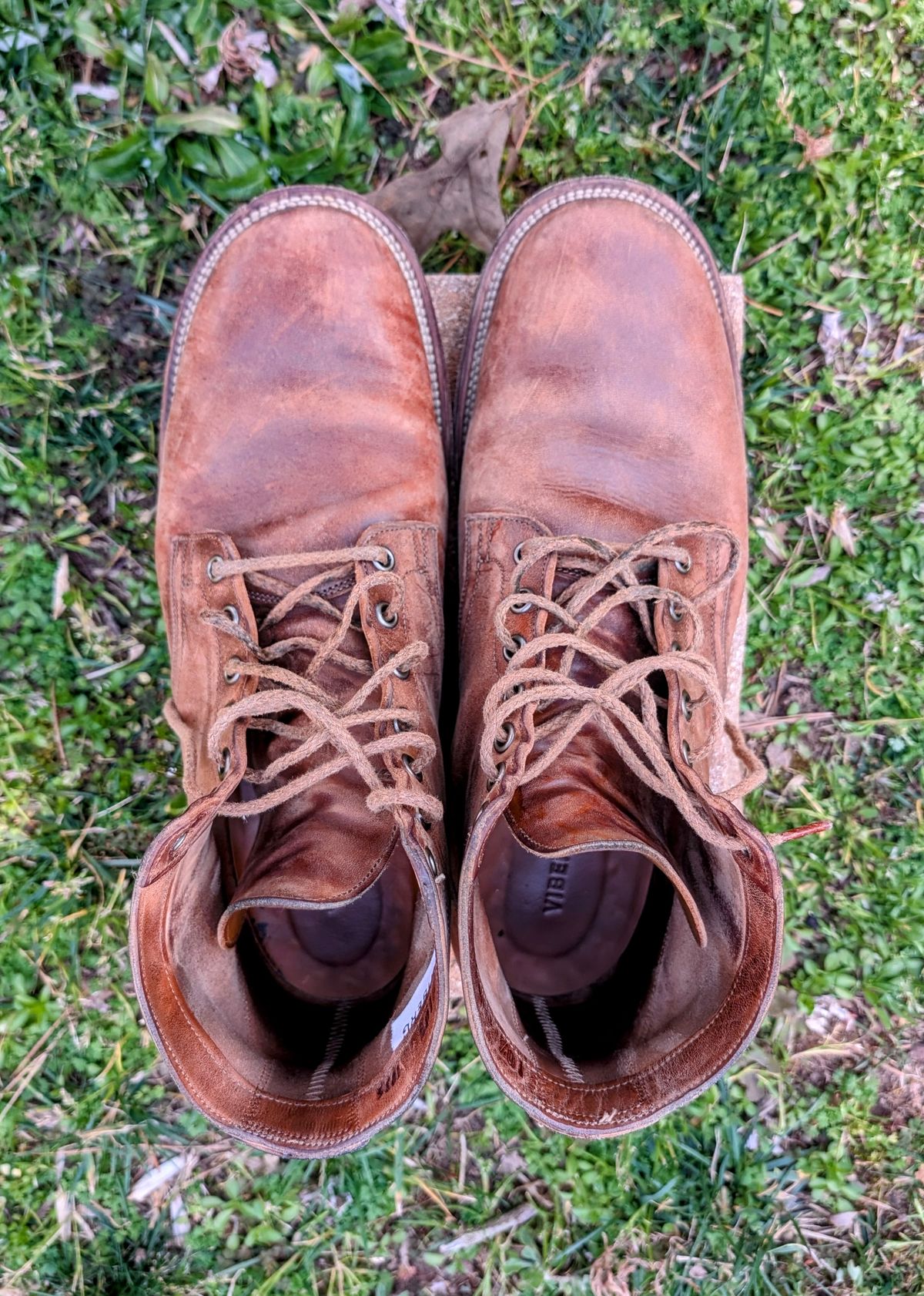 Photo by SIDO on March 1, 2025 of the Viberg Service Boot in Maryam Toscanello TPR Horsebutt.