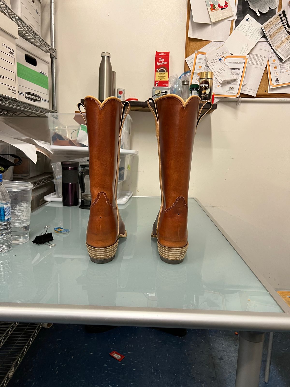 Photo by Tillman on November 6, 2022 of the Self-Made Unknown Model in Conceria Puccini Attilio Cognac Maremma.