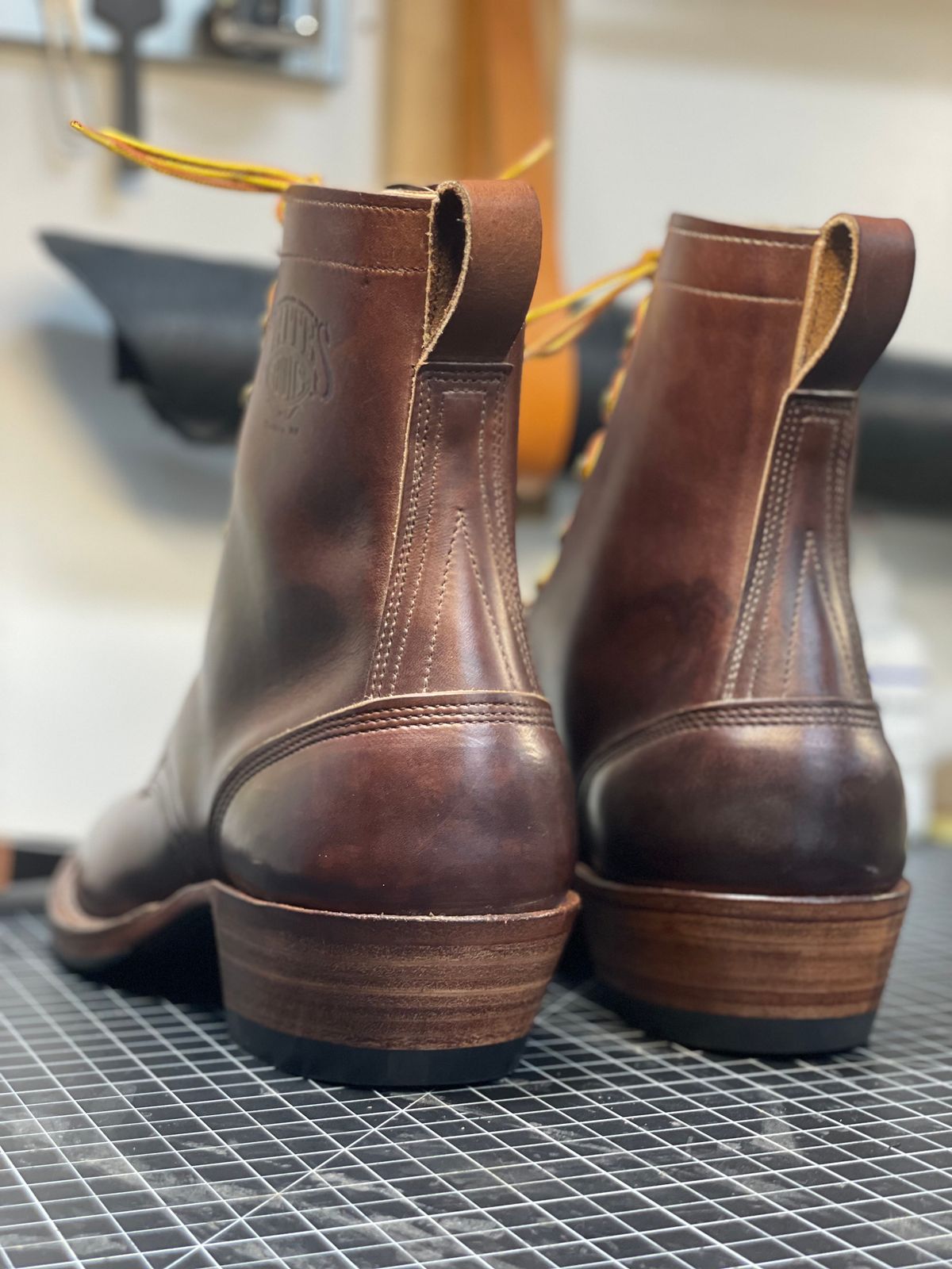 Photo by cobblertobias on October 1, 2022 of the White's Packer in Unknown Leather.