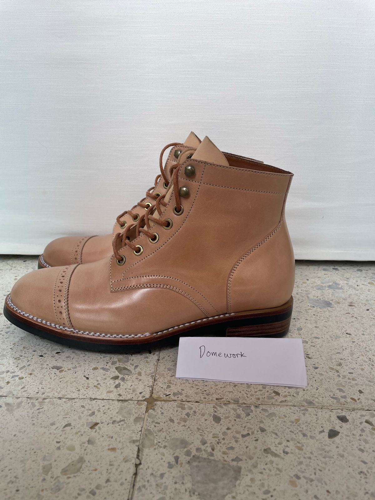 Photo by stum on October 1, 2022 of the Junkard SC2089 in Shinki Natural Shell Cordovan.