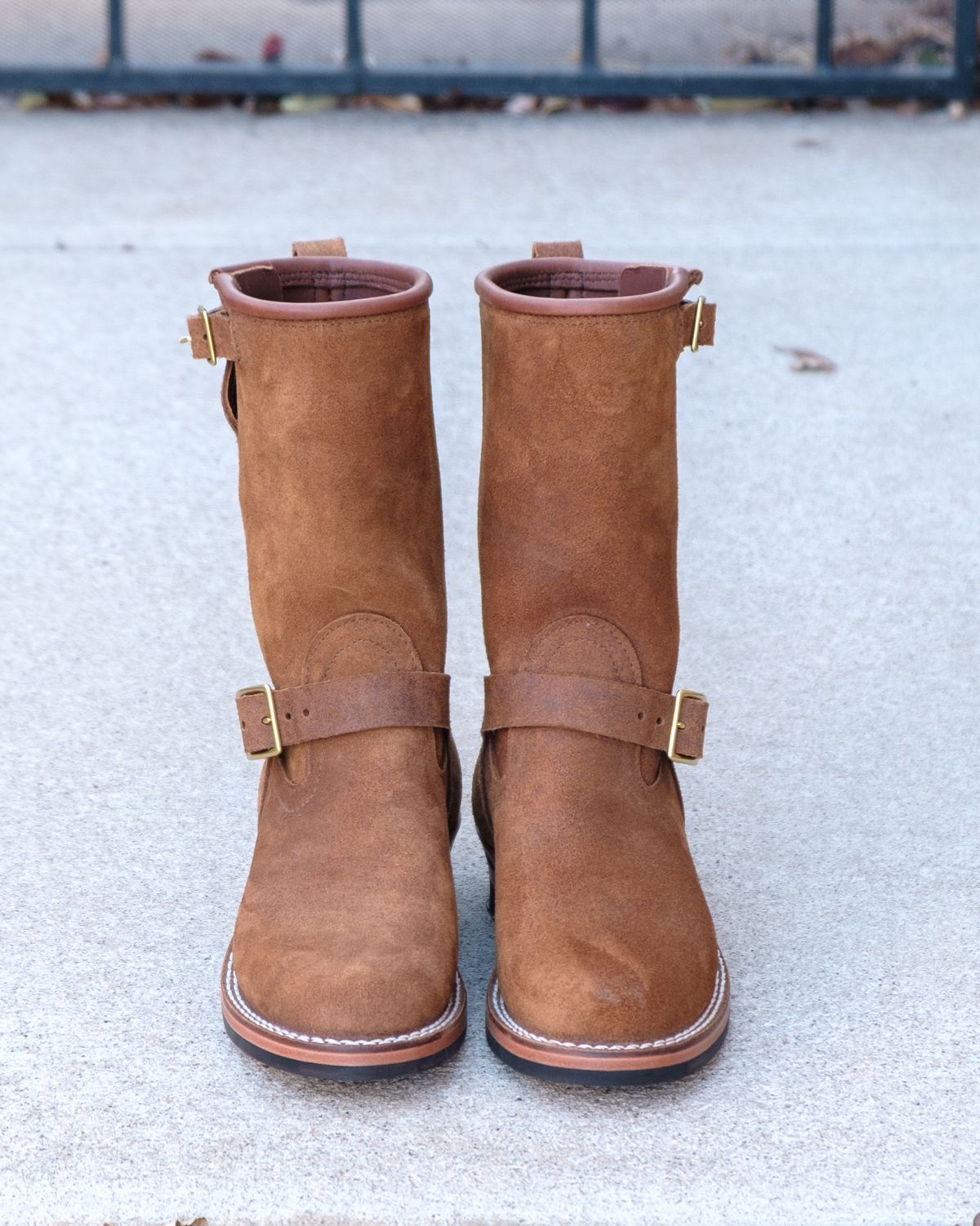 Photo by stitchedsoles on October 1, 2023 of the Nicks Renegade in Seidel 1964 Brown Roughout.