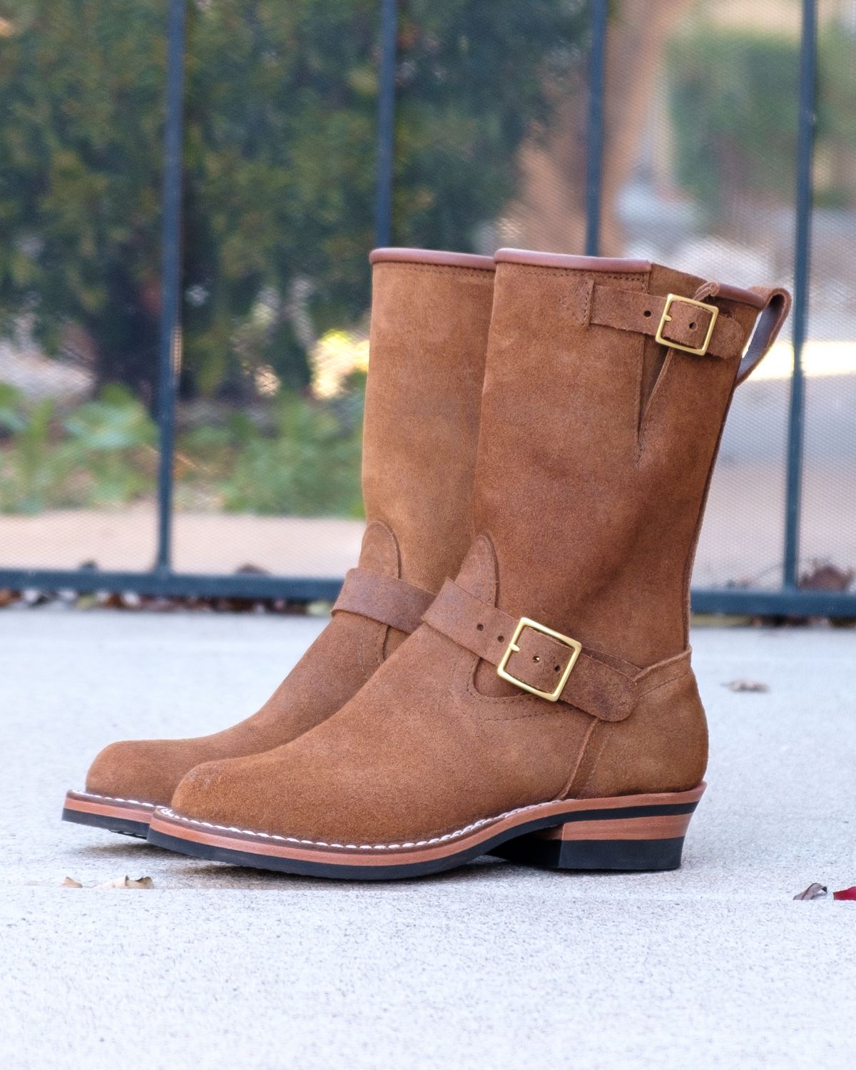 Photo by stitchedsoles on October 1, 2023 of the Nicks Renegade in Seidel 1964 Brown Roughout.