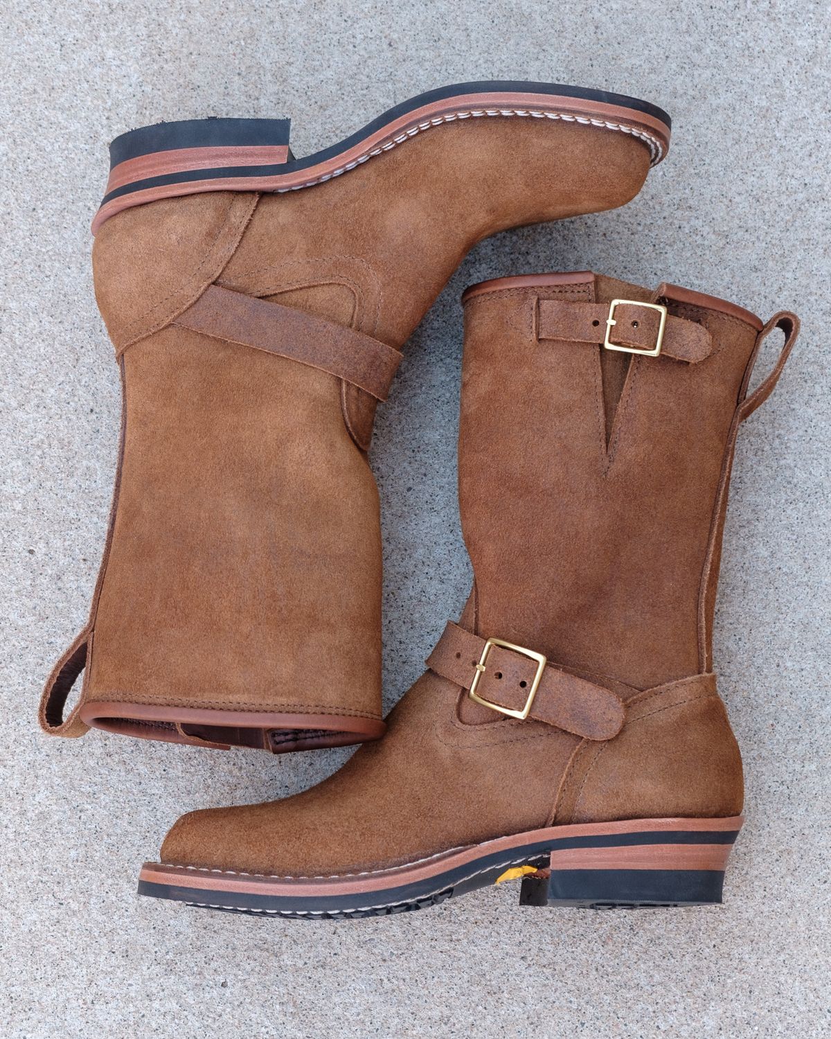 Photo by stitchedsoles on October 1, 2023 of the Nicks Renegade in Seidel 1964 Brown Roughout.