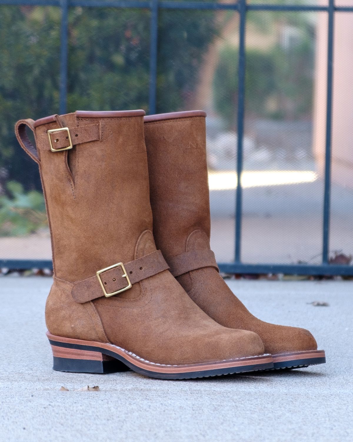 Photo by stitchedsoles on October 1, 2023 of the Nicks Renegade in Seidel 1964 Brown Roughout.
