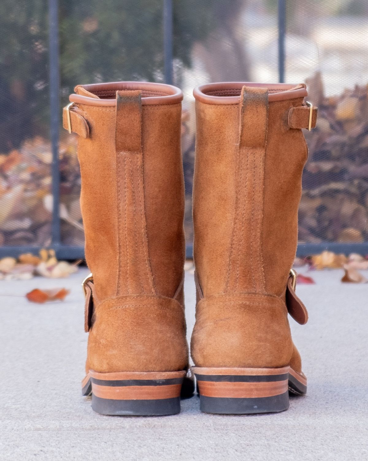 Photo by stitchedsoles on November 5, 2023 of the Nicks Renegade in Seidel 1964 Brown Roughout.