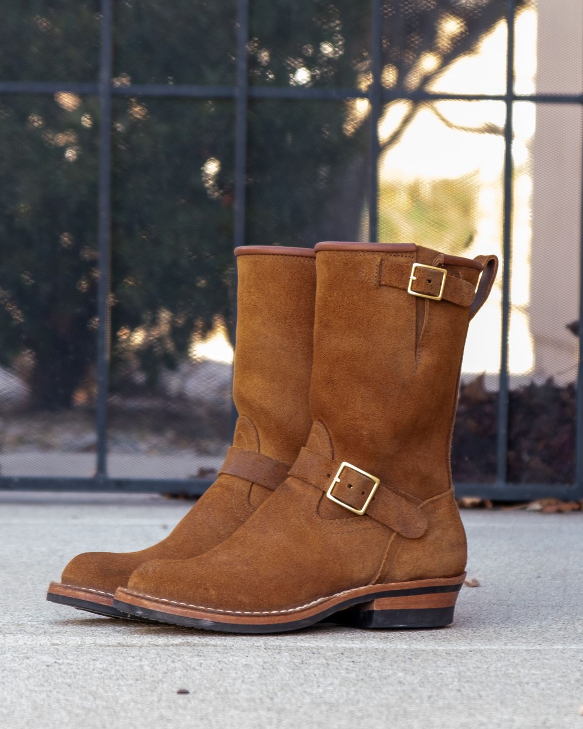 Photo by stitchedsoles on December 6, 2023 of the Nicks Renegade in Seidel 1964 Brown Roughout.