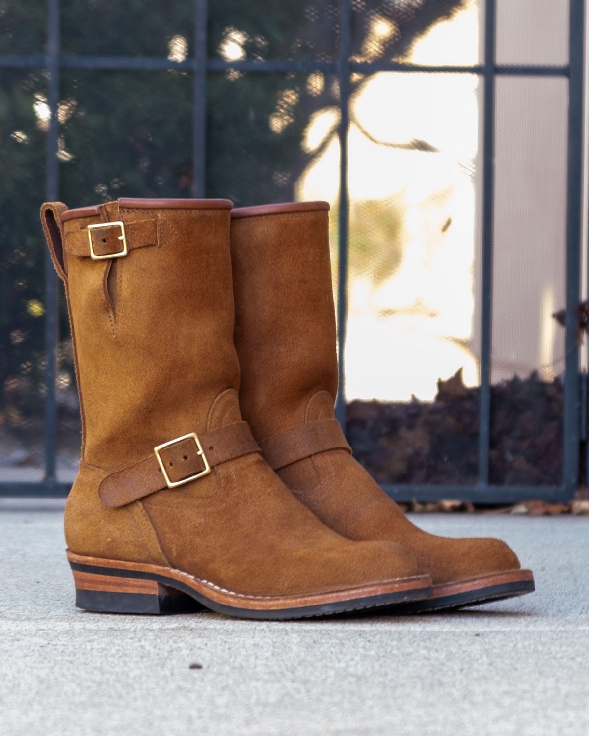 Photo by stitchedsoles on December 6, 2023 of the Nicks Renegade in Seidel 1964 Brown Roughout.
