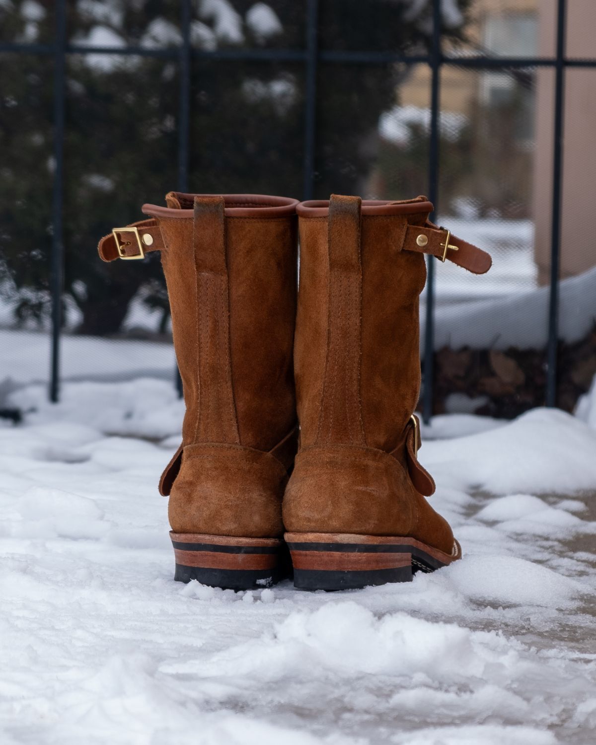 Photo by stitchedsoles on January 6, 2024 of the Nicks Renegade in Seidel 1964 Brown Roughout.