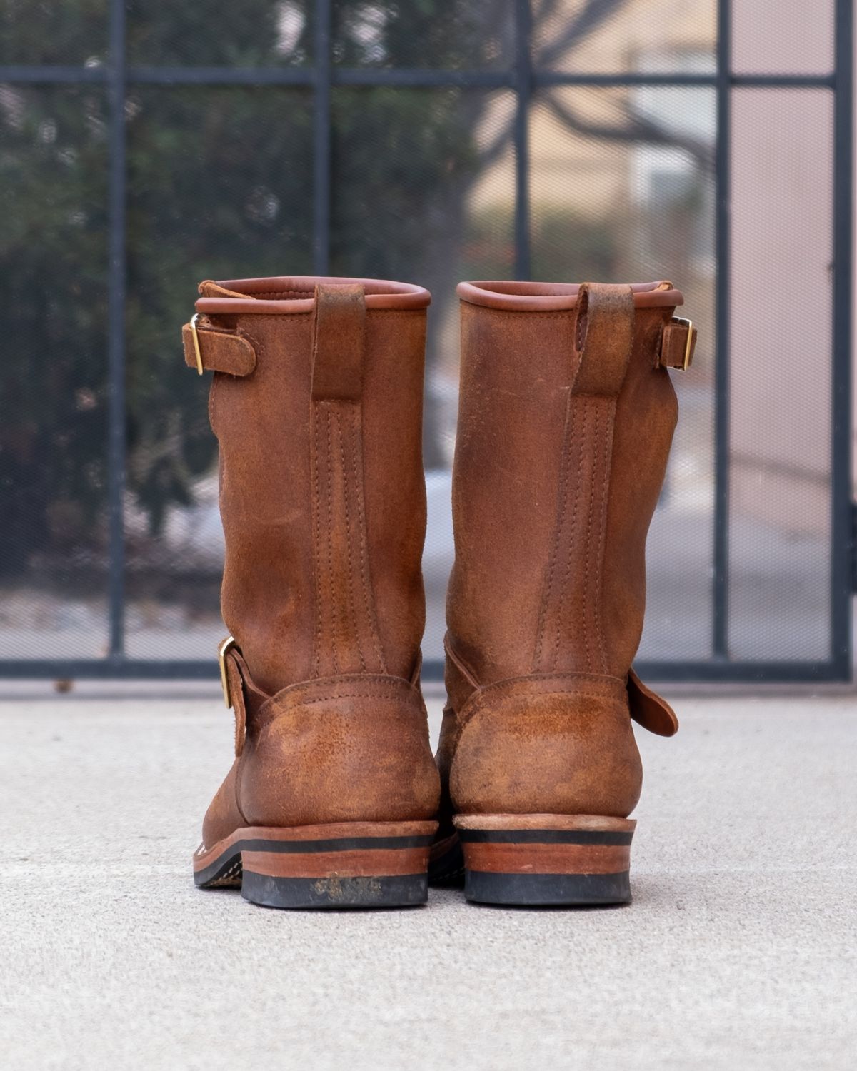 Photo by stitchedsoles on February 5, 2024 of the Nicks Renegade in Seidel 1964 Brown Roughout.