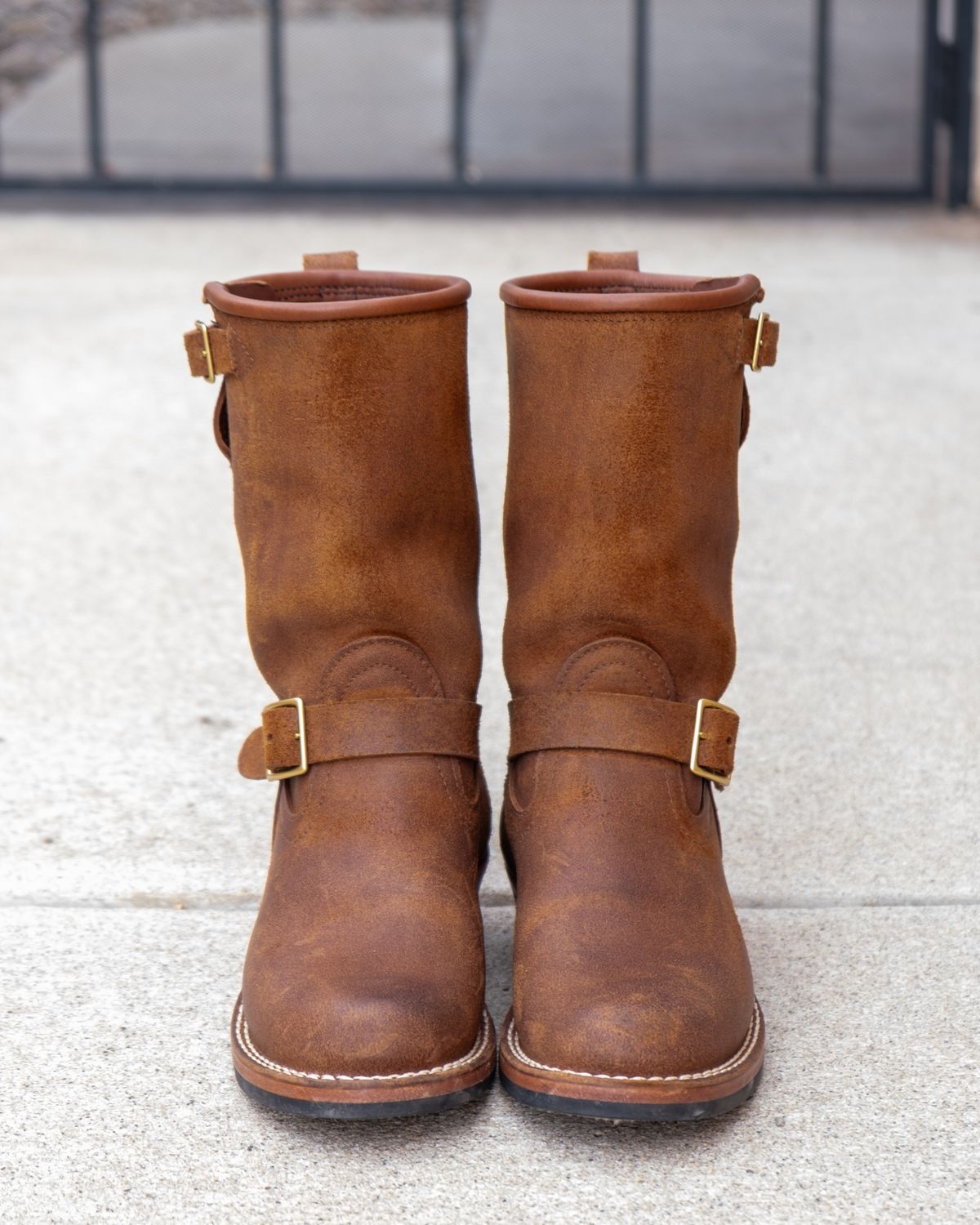 Photo by stitchedsoles on February 5, 2024 of the Nicks Renegade in Seidel 1964 Brown Roughout.