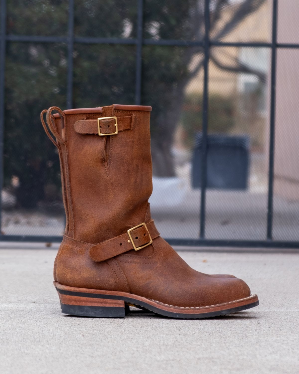 Photo by stitchedsoles on February 5, 2024 of the Nicks Renegade in Seidel 1964 Brown Roughout.