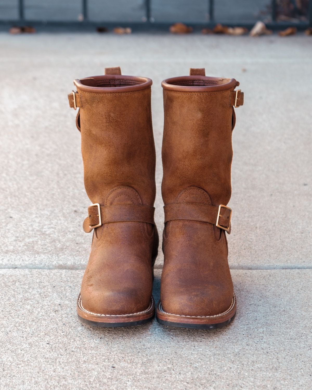 Photo by stitchedsoles on March 5, 2024 of the Nicks Renegade in Seidel 1964 Brown Roughout.